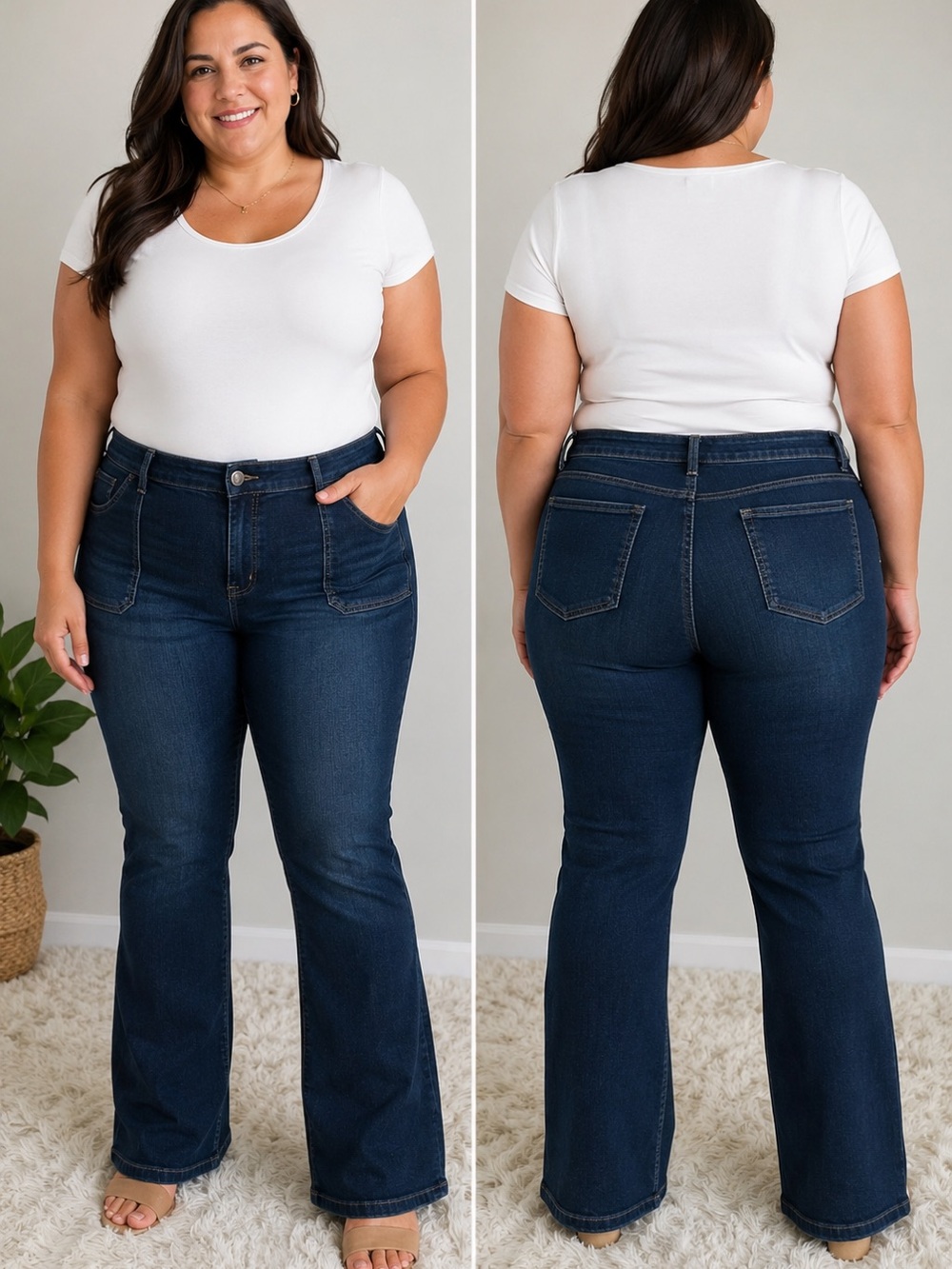 Torrid Dark Indigo Flare Jeans